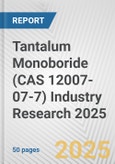 Tantalum Monoboride (CAS 12007-07-7) Industry Research 2025: Global and Regional Market Trends 2019-2024 and Forecast to 2029- Product Image