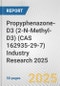 Propyphenazone-D3 (2-N-Methyl-D3) (CAS 162935-29-7) Industry Research 2025: Global and Regional Market Trends 2019-2024 and Forecast to 2029 - Product Thumbnail Image