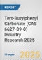 Tert-Butylphenyl Carbonate (CAS 6627-89-0) Industry Research 2025: Global and Regional Market Trends 2019-2024 and Forecast to 2029 - Product Image