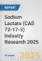 Sodium Lactate (CAS 72-17-3) Industry Research 2025: Global and Regional Market Trends 2019-2024 and Forecast to 2029 - Product Image