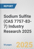 Sodium Sulfite (CAS 7757-83-7) Industry Research 2025: Global and Regional Market Trends 2019-2024 and Forecast to 2029- Product Image