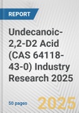 Undecanoic-2,2-D2 Acid (CAS 64118-43-0) Industry Research 2025: Global and Regional Market Trends 2019-2024 and Forecast to 2029- Product Image