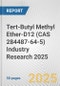 Tert-Butyl Methyl Ether-D12 (CAS 284487-64-5) Industry Research 2025: Global and Regional Market Trends 2019-2024 and Forecast to 2029 - Product Thumbnail Image