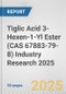Tiglic Acid 3-Hexen-1-Yl Ester (CAS 67883-79-8) Industry Research 2025: Global and Regional Market Trends 2019-2024 and Forecast to 2029 - Product Thumbnail Image