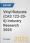 Vinyl Butyrate (CAS 123-20-6) Industry Research 2025: Global and Regional Market Trends 2019-2024 and Forecast to 2029 - Product Image