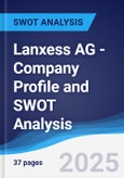 Lanxess AG - Company Profile and SWOT Analysis- Product Image