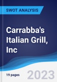 Carrabba's Italian Grill, Inc. - Strategy, SWOT and Corporate Finance Report- Product Image