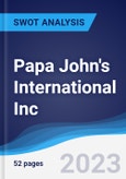 Papa John's International Inc - Strategy, SWOT and Corporate Finance Report- Product Image