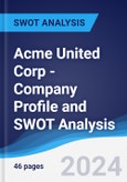 Acme United Corp - Company Profile and SWOT Analysis- Product Image