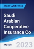 Saudi Arabian Cooperative Insurance Co - Strategy, SWOT and Corporate Finance Report- Product Image