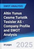 Altin Yunus Cesme Turistik Tesisler AS - Company Profile and SWOT Analysis- Product Image