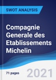 Compagnie Generale des Etablissements Michelin - Strategy, SWOT and Corporate Finance Report- Product Image