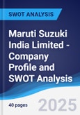 Maruti Suzuki India Limited - Company Profile and SWOT Analysis- Product Image