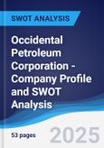 Occidental Petroleum Corporation - Company Profile and SWOT Analysis- Product Image