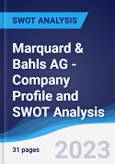 Marquard & Bahls AG - Company Profile and SWOT Analysis- Product Image