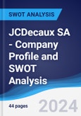 JCDecaux SA - Company Profile and SWOT Analysis- Product Image