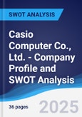 Casio Computer Co., Ltd. - Company Profile and SWOT Analysis- Product Image