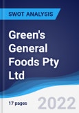 Green's General Foods Pty Ltd - Strategy, SWOT and Corporate Finance Report- Product Image