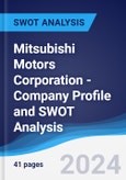 Mitsubishi Motors Corporation - Company Profile and SWOT Analysis- Product Image