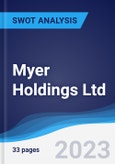 Myer Holdings Ltd - Strategy, SWOT and Corporate Finance Report- Product Image