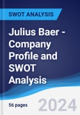 Julius Baer - Company Profile and SWOT Analysis- Product Image