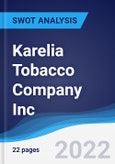 Karelia Tobacco Company Inc - Strategy, SWOT and Corporate Finance Report- Product Image
