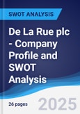 De La Rue plc - Company Profile and SWOT Analysis- Product Image