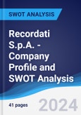 Recordati S.p.A. - Company Profile and SWOT Analysis- Product Image