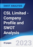 CSL Limited - Company Profile and SWOT Analysis- Product Image