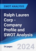 Ralph Lauren Corp - Company Profile and SWOT Analysis- Product Image