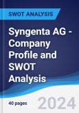 Syngenta AG - Company Profile and SWOT Analysis- Product Image