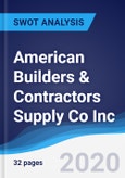 American Builders & Contractors Supply Co Inc - Strategy, SWOT and Corporate Finance Report- Product Image