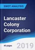Lancaster Colony Corporation - Strategy, SWOT and Corporate Finance Report- Product Image