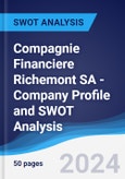 Compagnie Financiere Richemont SA - Company Profile and SWOT Analysis- Product Image