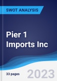 Pier 1 Imports Inc - Strategy, SWOT and Corporate Finance Report- Product Image