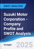 Suzuki Motor Corporation - Company Profile and SWOT Analysis- Product Image