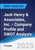 Jack Henry & Associates, Inc. - Company Profile and SWOT Analysis- Product Image