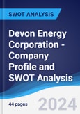 Devon Energy Corporation - Company Profile and SWOT Analysis- Product Image
