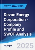 Devon Energy Corporation - Company Profile and SWOT Analysis- Product Image