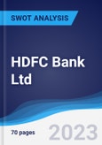 HDFC Bank Ltd - Strategy, SWOT and Corporate Finance Report- Product Image