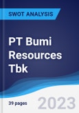 PT Bumi Resources Tbk - Strategy, SWOT and Corporate Finance Report- Product Image
