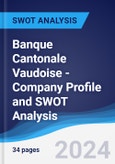 Banque Cantonale Vaudoise - Company Profile and SWOT Analysis- Product Image