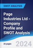 Page Industries Ltd - Company Profile and SWOT Analysis- Product Image