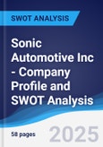 Sonic Automotive Inc - Company Profile and SWOT Analysis- Product Image
