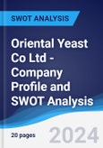 Oriental Yeast Co Ltd - Company Profile and SWOT Analysis- Product Image