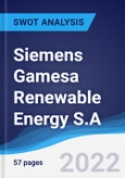 Siemens Gamesa Renewable Energy S.A. - Strategy, SWOT and Corporate Finance Report- Product Image