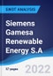 Siemens Gamesa Renewable Energy S.A. - Strategy, SWOT and Corporate Finance Report - Product Thumbnail Image
