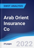 Arab Orient Insurance Co - Strategy, SWOT and Corporate Finance Report- Product Image