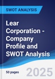 Lear Corporation - Company Profile and SWOT Analysis- Product Image