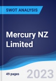 Mercury NZ Limited - Strategy, SWOT and Corporate Finance Report- Product Image